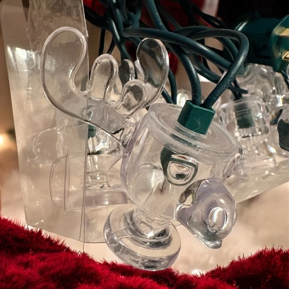NIB National Lampoon's Christmas Vacation Moose Mug String Lights Kurt Adler